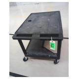 Black Rolling Cart