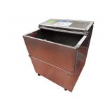 Refrigerated Reach-in Cabinet - On Wheels - 34.5in x 31in x 38in