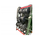 Hose Rack 40" x 24" x 74" with Contents - Hydraulic hose - 3/16, 5/16, 13/32, 1/2