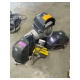 3 Adjustable Welding Helmets with Shoe Spats