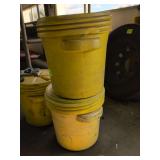 Eagle Mfg Yellow Overpack Drum, Used for Hazardous Material Storage and Spill Containment