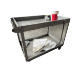 A 39" x 24" x 32" Metal Push Cart