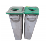 Rubbermaid Slim Jim Bottle and Can Recycling Lid Containers