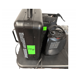 2 Portable Electric Heaters 12”H. 16”H.