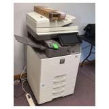 Sharp MX-4070V All In One Printer Copier Fax Machine Includes Toner 31” L. X 26”D. X 48”H - Works, In Great Condition