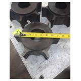 Isolator / dampen pulley with keyway for driveline