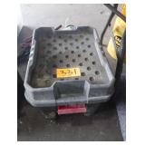 Container containing Manual Caulking Gun, Various Hardware Supplies, Etc.