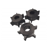 Isolator / dampen pulley with keyway for driveline