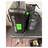 2 Portable Electric Heaters 12”H. 16”H.