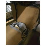 (1) Set Metal toe guards - over the boot and metal shin guards