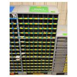 Steel Parts Bins Contents Included - (Green) Grade 8 fine thread bolts, nuts, washers
