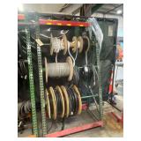 Hose Rack 40" x 24" x 74" with Contents- Hose Wrap - 3/8,3/4, 1" - Hose Cover 1/4" through 1 1/4"