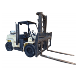 Hyster H155XL Forklift - Meter Reads 732 Hours - 15,000lbs Lift Capacity - Approx. Weight 18,700lbs - SN: F006A04590L - Propane - Saved for Load Out