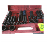 ATD Incomplete Socket Set- 1/2" drive Impact sockets