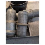 Metal Slip Joint or Pipe Connector, Metal Exhaust Bellows Joint, Galvanized Circle Lock End Plug or End Cap