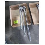 3 Breaker Bars- (2) - 3/4" Drive and (1) - 1/2"