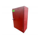 Red Metal Cabinet 18" x 11" x 29"
