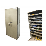 Cabinet Full of Lathe Tooling - Quick-Change Tool Posts - Holders - Annular Cutters
