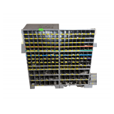 Steel Screw Bin Includes All Fittings 71”L. X 9”W. X 69”H - Hydraulic Fittings - JIC Reuasable hyd hose ends - Push on Hose fittings
