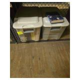 2 Bins of Various Books