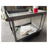 A 39" x 24" x 32" Metal Push Cart
