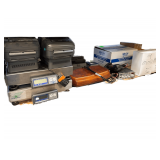 2 Zebra ZP450 Direct Thermal Label Printers 2 Scales,C B Radio