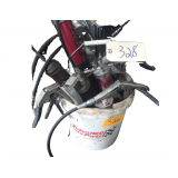 Bucket of Several Manual & Pneumatic Grease Guns
