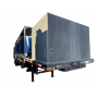 2008 Transcraft 53' drop deck trailer, (3) CAT C13 engines, with WOMA High-Pressure pump ends, 11,000 gallon water tank, 500 gallon waste oil/fuel tank, 20' sea container used as work shop, includes t