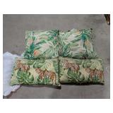 Allen + Roth Tiger and Plant Outdoor Pillows