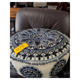 Pier 1 Imports Embroidered Medallion Floor Cushion 24"x11"