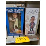 Placido Polanco and Loretta Claiborne Bobbleheads