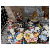 Assortment of Marys Moo Moo Collectible Cow Figures and Other Collectibles