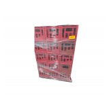 Pallet of Red Beverage Crates