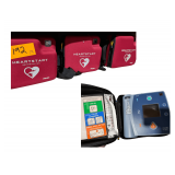 (3) Philips Heartstart AED Defibrillator FR2+. Untested, Need Batteries.