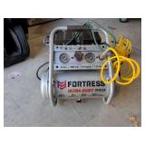 FORTRESS 2 Gallon, 135 PSI Ultra Quiet Oil-Free Hand-Carry Jobsite Air Compressor