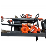 5 Black & Decker Yard Tools 2 Cordless Leaf Blowers 2 Cordless Weed walkers and an Electric Hedge Trimmer