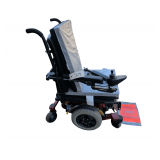 Quantum 6000 XL Powered Wheelchair. Runs and Moves. Left Arm needs Repaired. Comes with Paperwork, Charger and 2 Covers.