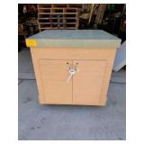 Rolling Storage Cabinet/Workbench 36wx33.5dx39h