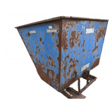 Vestil D-200-LD Self-Dumping Hopper 2 Yard and 2,000 lb Capacity