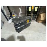 Black Hard Plastic Case 27"x20"x16" with Key