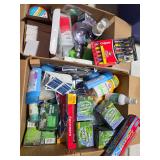 2 Boxes of New in Packages Household items