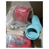 2 Coil Air Hoses with Blower Attachments