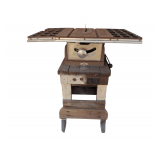 1950s Craftsman 10323831 8-inch Tilt-arbor Bench Table Saw On Cart with Assorted Parts, Untested