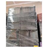 Pallet of Black Produce Crates