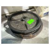2 Fitness Gear 45 Lb. Olympic Plate Weights
