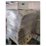 Pallet of Used Collapsible Bankers Boxes. Approximately 350 Boxes ~15x12x10