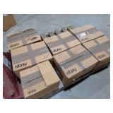 7 Boxes of Boxed/Canned Food - On Pallet - Some Expired, Some Not - Pasta, Rice, Vegetables, Fruits, Chicken, Tuna, Soups, etc