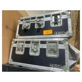2 Heavy Duty Anvil Equipment Trunks 27"x15"x13"
