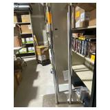 (4) Collapsible Poles 51" Tall, Previously used for Hand Sanitizer Stations.