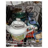 Assortment of Tea Cups, Mugs and Carnival Glass